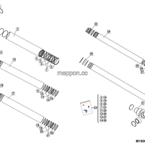 LGMG Mine Truck 2026 - Hoist cylinder 4tg-f196 x3200ee-00-1410（10574） - M1600-4120721580