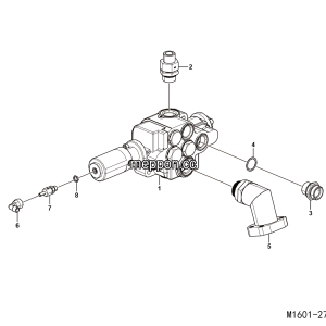 LGMG Off-Highway Dump Truck 2022 - ASM-Lift valve assy - M1601-2716012211.S1A