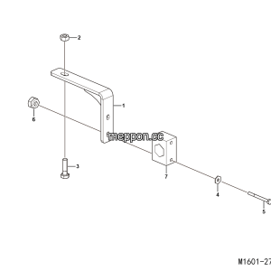 LGMG Off-Highway Dump Truck 2022 - ASM-Fixed bracket mounting assy - M1601-2716012869.S1A
