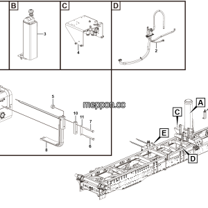 LGMG Off-Highway Dump Truck 2023 - ASM-lift assy - M1601-2716013015