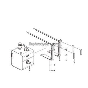 LGMG Off-Highway Dump Truck 2023 - Hydraulic mailbox mounting assembly - M1601-2716013395.S1A