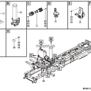 LGMG Off-Highway Dump Truck 2023 - Hydraulic lifting assy - M1601-2716013440.S1A
