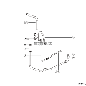 LGMG Off-Highway Dump Truck 2023 - Hoisting lines assy - M1601-2716013442.S1A