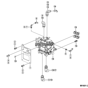 LGMG AT40 2025 - Lift valve mounting assembly - M1601-2716013996.S1B