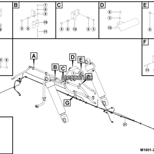 LGMG Off-Highway Dump Truck 2024 - Hoist accessories assy - M1601-2716014125.S1A