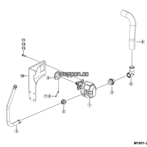 LGMG MTE86H 2025 - Gear pump installation - M1601-2716014180.S1A