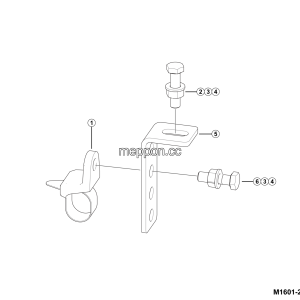 LGMG CMT96A 2025 - Bracket assy 01 - M1601-2716014226.S1A