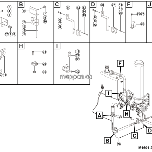 LGMG Off-Highway Dump Truck 2024 - Hoist accessories assy - M1601-2716014230.S1B