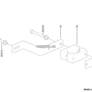LGMG MT106H 2025 - Bracket assy 02 - M1601-2716014239.S1A