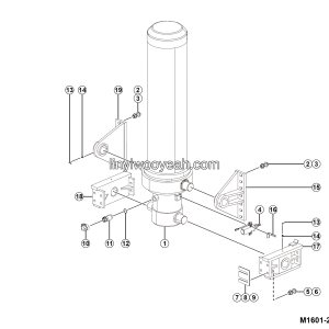 LGMG CMT96A 2025 - Hoist cylinder assy - M1601-2716014577.S1A