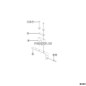 LGMG Mine Truck 2026 - Bracket assy 07 - M1601-2716015263.S1B