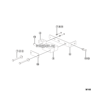 LGMG Mine Truck 2026 - Bracket assy 08 - M1601-2716015512.S1B