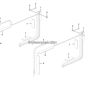 LGMG Off-Highway Dump Truck 2021 - Tank bracket assy - M1603-2716010890