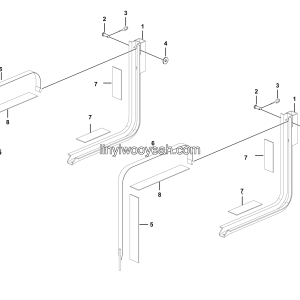 LGMG Off-Highway Dump Truck 2023 - Tank bracket assy - M1604-2716010890