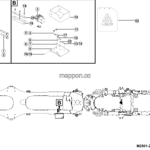 LGMG Off-Highway Dump Truck 2024 - Centralized lubrication sys installation - M2501-2725010220.S1B