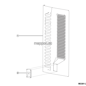 LGMG Hydraulic excavator 2025 - Right front side door assy - M3301-2633011697.S1A