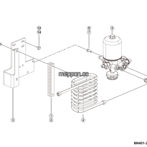 LGMG Off-Highway Dump Truck 2023 - Dryer installation - M4401-2744010180.S1A