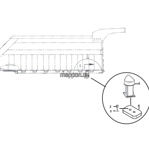 LGMG Off-Highway Dump Truck 2021 - Fuel tank anti-theft assy - N0500-2756000070