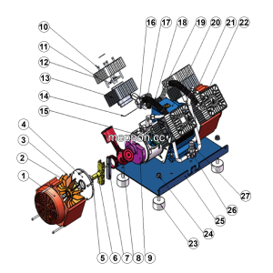 LGMG Off-Highway Dump Truck 2024 - Air compressor qxac4p/4g686-4kw - N1200-4120711497