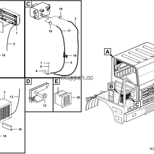 LGMG Off-Highway Dump Truck 2020 - Electric air conditioner assy - N2100-2721010463