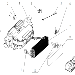 LGMG Mine Truck Mine Truck - Warm braw assembly - N2100-4190000283