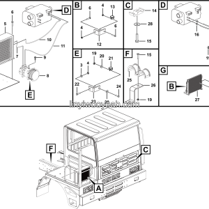 LGMG Mine Truck Mine Truck - Air conditioner assembly - N2101-2721010287