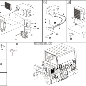 LGMG MT95D Mine Truck - Air conditioner assy - N2101-2721010340