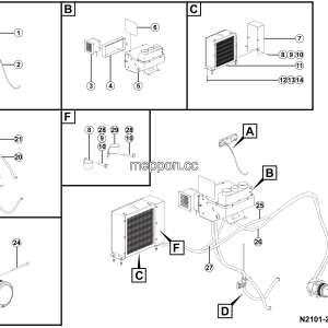 LGMG Mine Truck 2026 - Air conditioner assy - N2101-2721010442.S1F