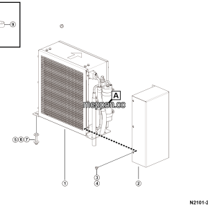LGMG Off-Highway Dump Truck 2023 - Condenser installation - N2101-2721010800.S1A