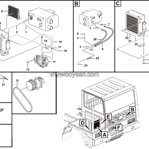 LGMG Off-Highway Dump Truck 2020 - Air conditioner assy - N2700-2721010480
