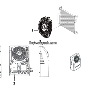 LGMG Off-Highway Dump Truck 2021 - Air conditioning external unit assy - N3000-4130702408