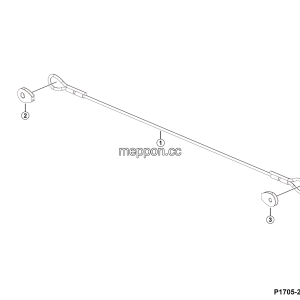 LGMG Mine Truck 2026 - Steel rope assy - P1705-2717052775.S1A